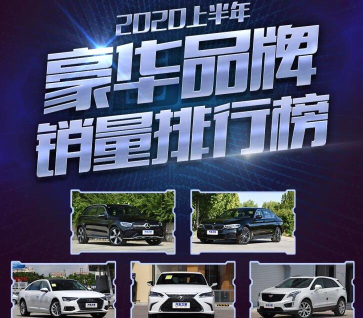 2020上半年豪华品牌销量排行榜 奔驰拿下第一